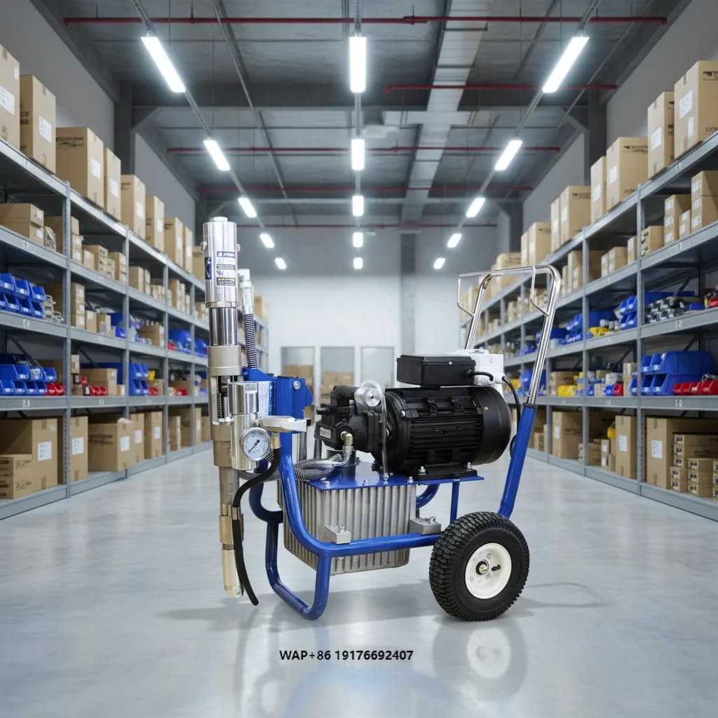EKIIV Q3 High-Capacity Putty Sprayer Designed for Continuous Operation in Commercial Drywall and Plastering Applications