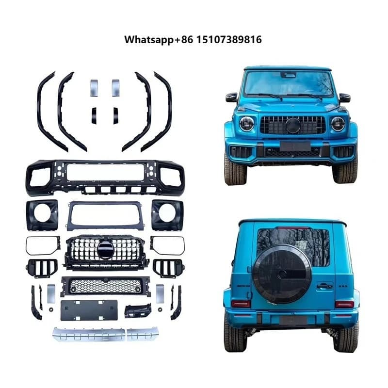 Car Bumper for 2025 G Class W465 Upgrade G63 Body Kit Front Bumper Grille Fender Flare