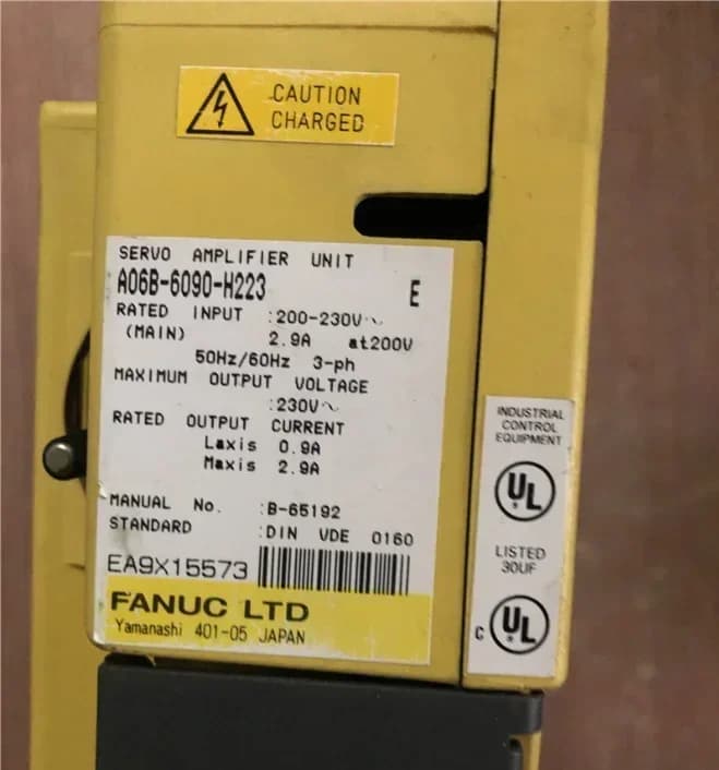 Exquisite A06B-6090-H223 Fanuc Servo Drive Amplifier For CNC System Machine In StocksFunctional Testing Is Fine