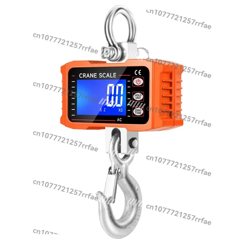 500Kg1t Electronic Lifting  Industrial Wireless Electronic Scale Lifting Scale Driving Scale Hook  2T