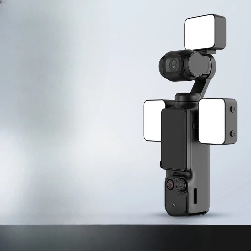 Magnetic filling light motion camera three color temperature adjustment