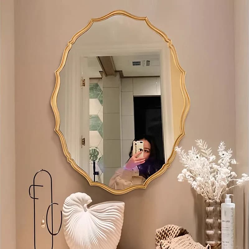 Xenomorph Items Mirror Living Room Wall Big Funky Luxury Hanging Bathroom Bedroom Girls Mirror Modern Espelhos Home Products