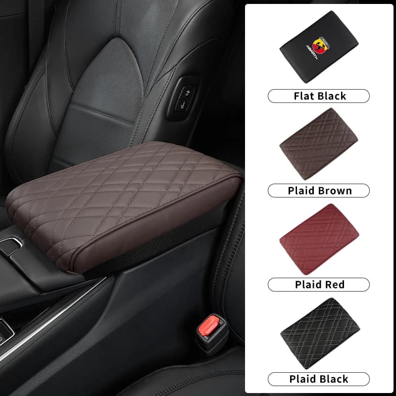 Car Central Armrest Cushion Box Mat Nonslip Protective Cover Pad Accessories For Fiat Abarth Grande Punto Tipo Stilo Ducato