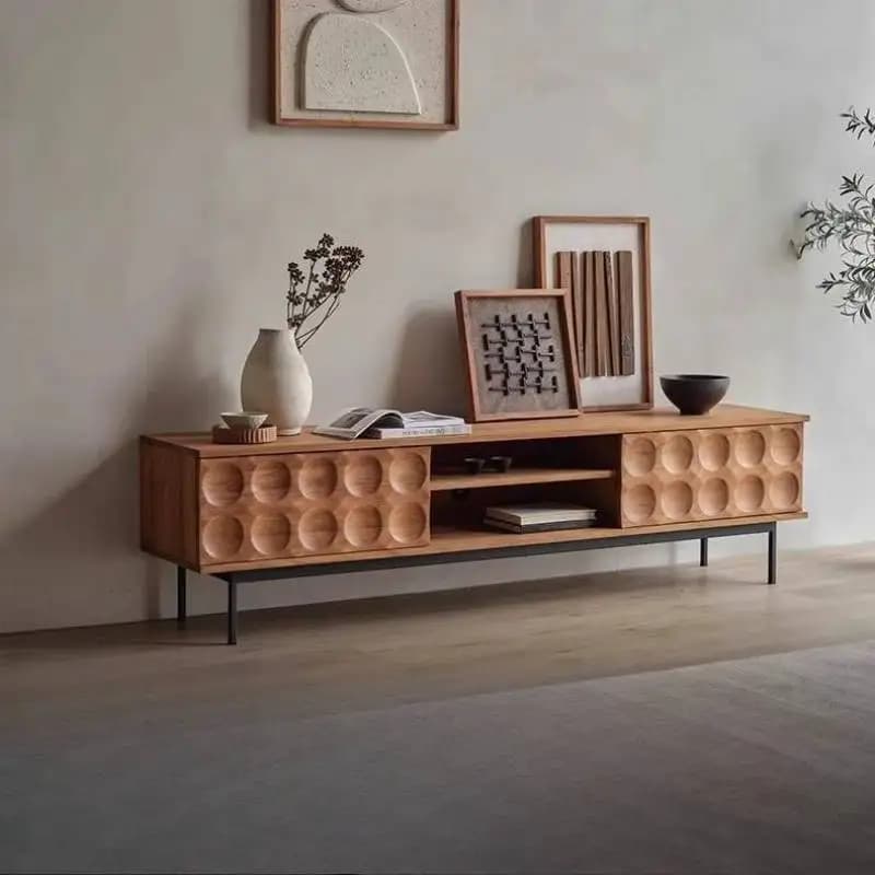Chinese Vintage Tv Cabinet Decoration Design Wood Nordic Storage Tv Cabinet Apartments Modern Mueble De Tv Furniture For Home