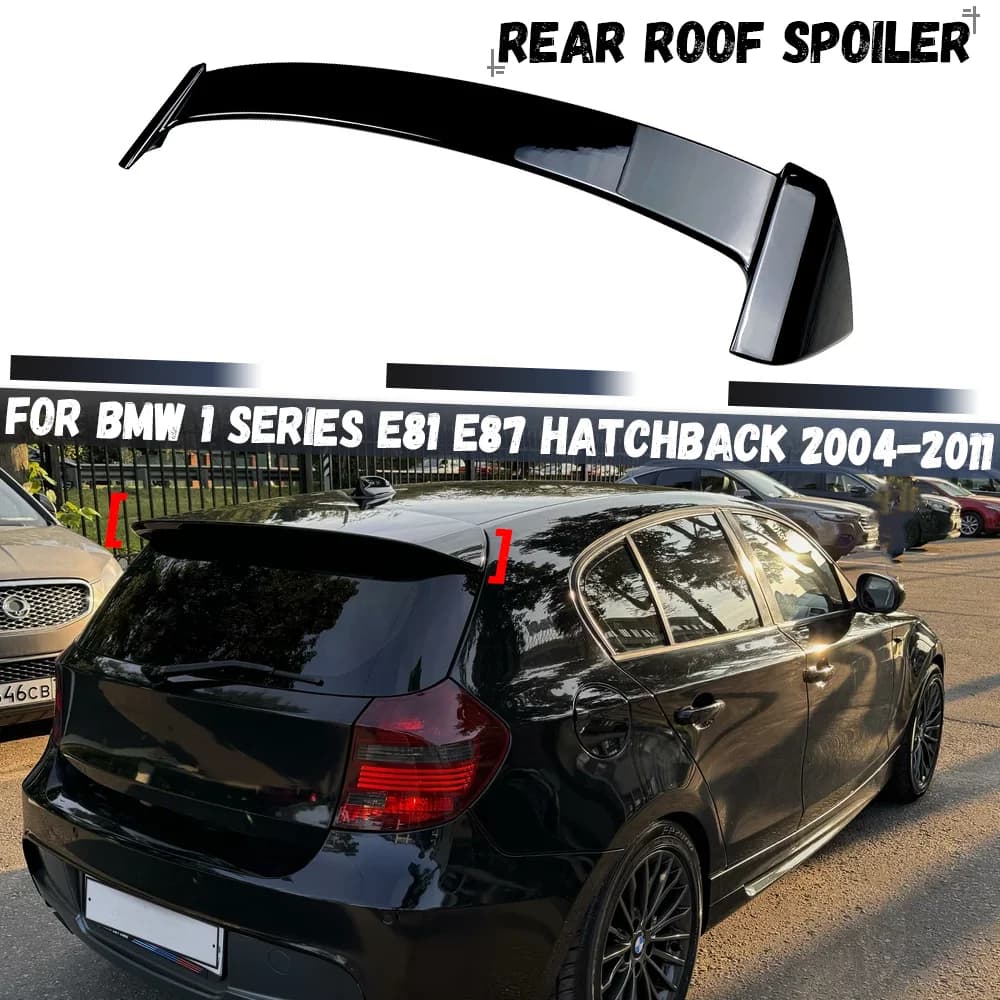 Car Rear Roof Trunk Spoiler Wing Tail Fixed Wind Wing For BMW 1 Series E81 E87 Hatchback 120i 118i 116i 2004-2011