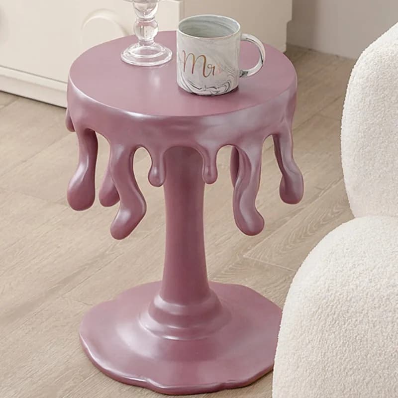 Creative Waterdrop Shaped Coffee Table Small Apartment Living Room Side Table Modern Balcony Tea Table Stylish Home Decor Piece