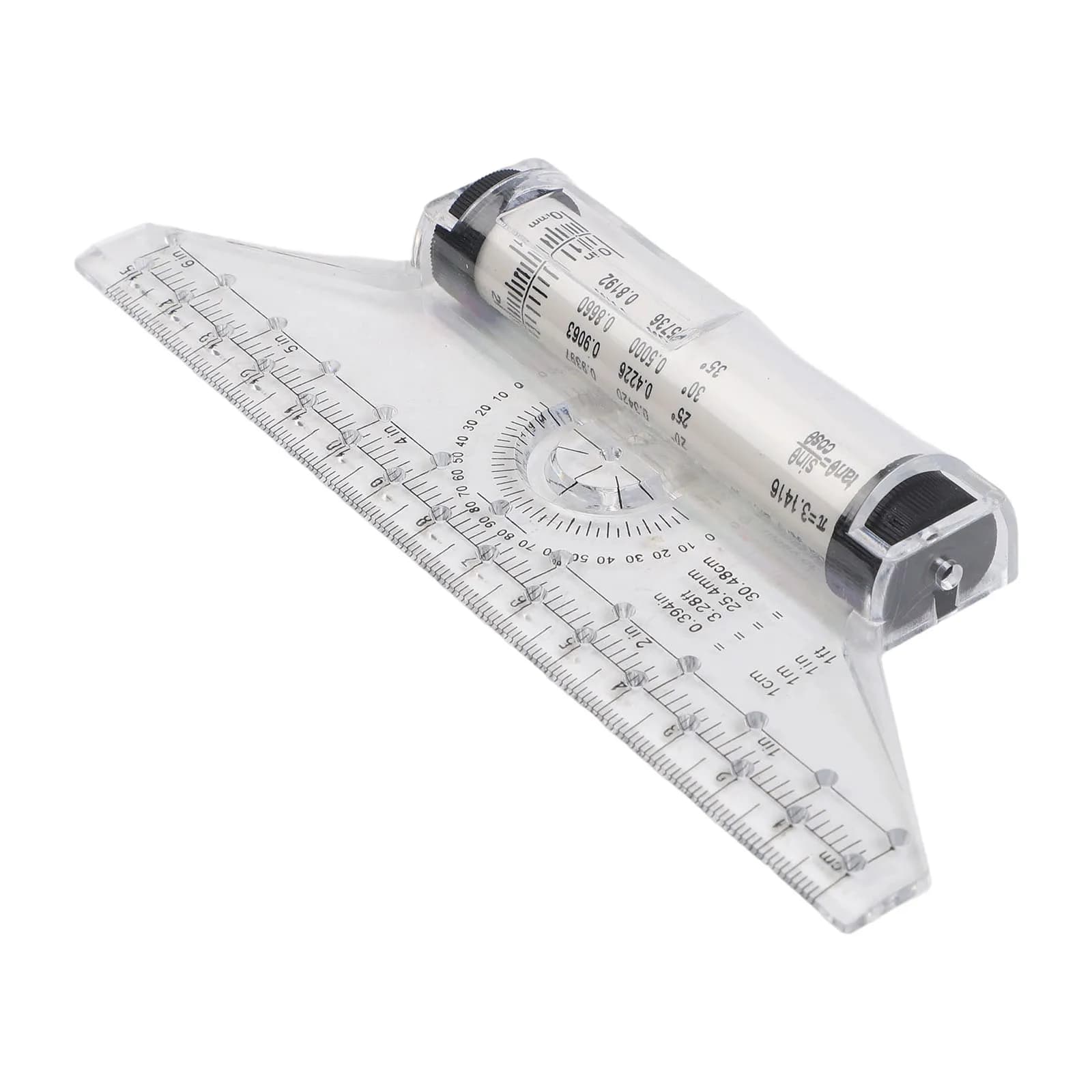 15cm 30cm Parallel Roller Ruler Transparent Plastic Balance Drafting Tool For Architect Engineer Artist Drawing Design Instrumen