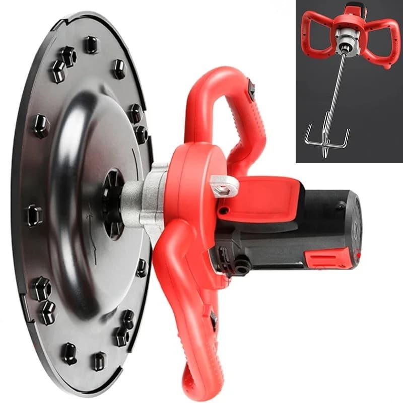 4880W/2880W Wall Smoothing Polishing Machine 220V Electric Cement Mortar Trowel Leveling Machine Concrete Mixer