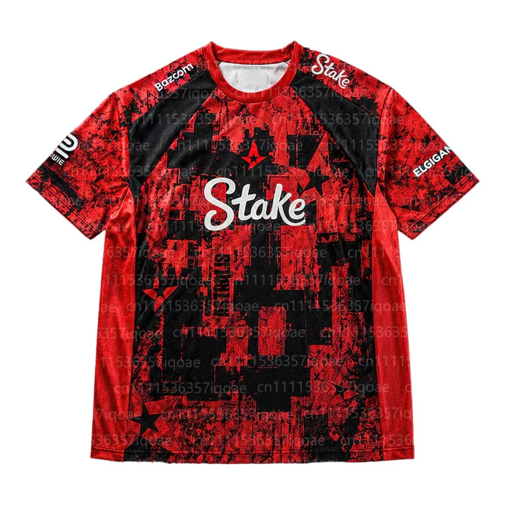 2026 New Astralis Esports Club Team Jersey HooXi Jabbi Fans' Daily Training Outfit Men Women Summer Breathable Crew Neck Tee