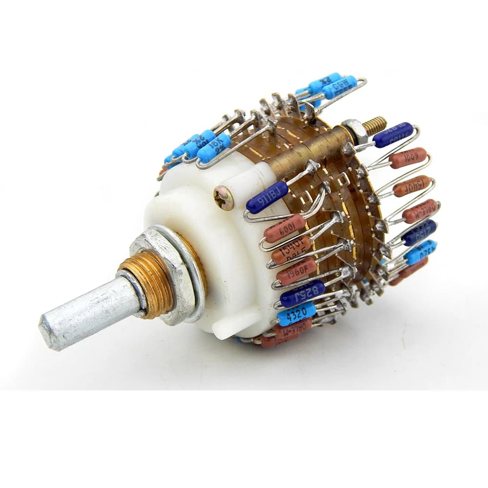 【Hot】2.0  attenuator Volume potentiometer Switch Dale Resistor Audio Amplifiers Control Attenuator Better than   50K