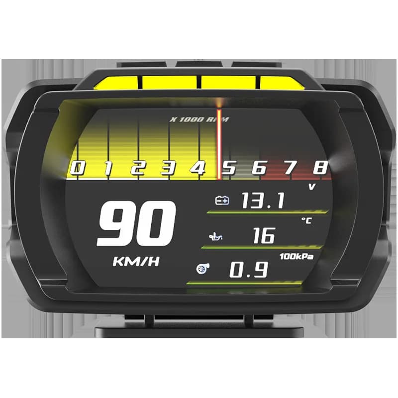 Best-selling A580 Car OBD Instrument Panel HUD Head-up Display Water  Racing Car Modification Total Odometer Speedometer