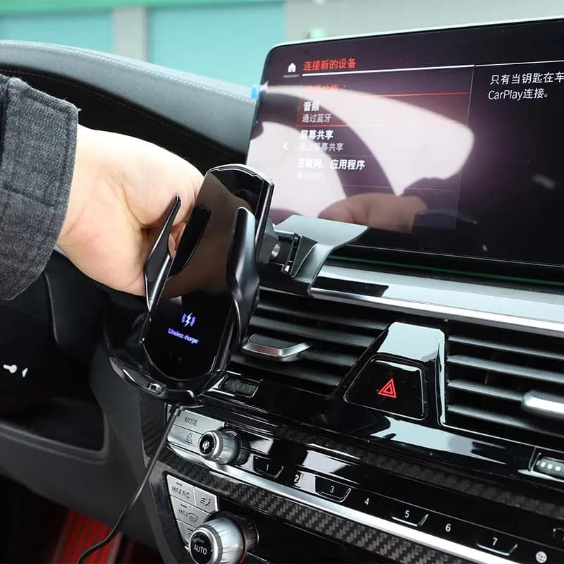 For BMW 5 Series 6 Series GT G30 G31 G32 2018-2022 Car in-vehicle central control air outlet mobile phone holder ABS accessories