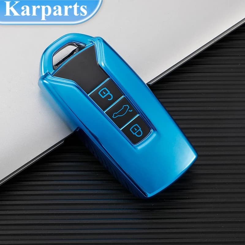 Brand New TPU 3 Buttons Car Key Case for Volkswagen Touareg 2018 - 2021 Smart Remote Full Cover Key Protection Holder