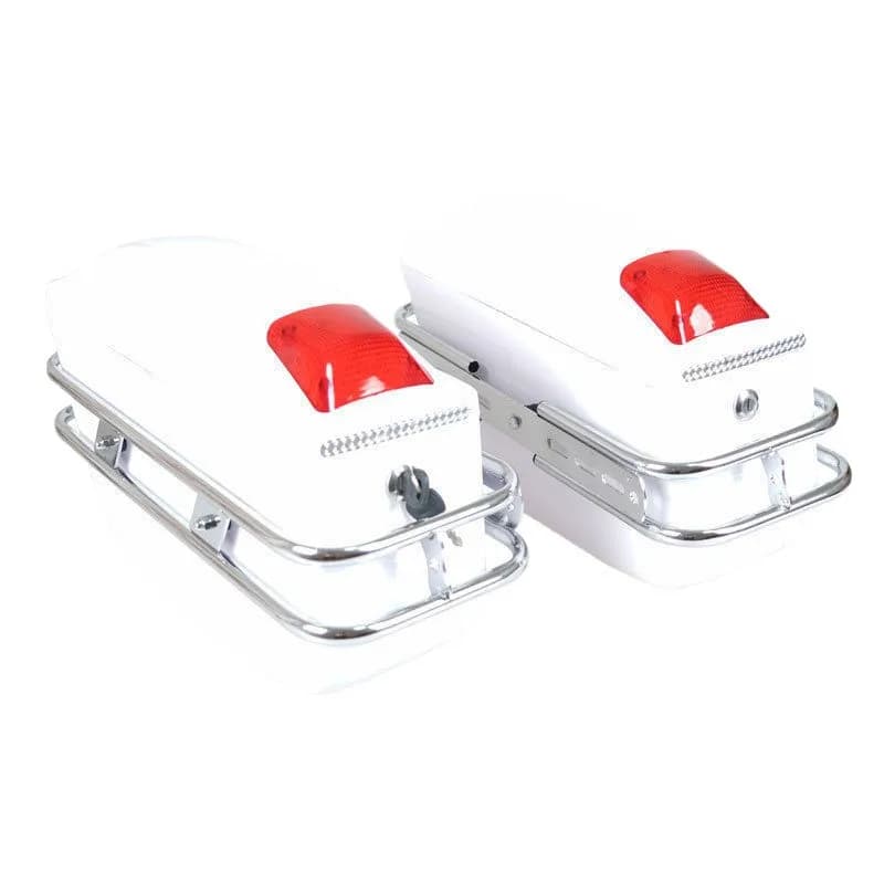 ABS hanging box motorcycle side  two boxes three boxes side hanging side modified  trunk tail box with light