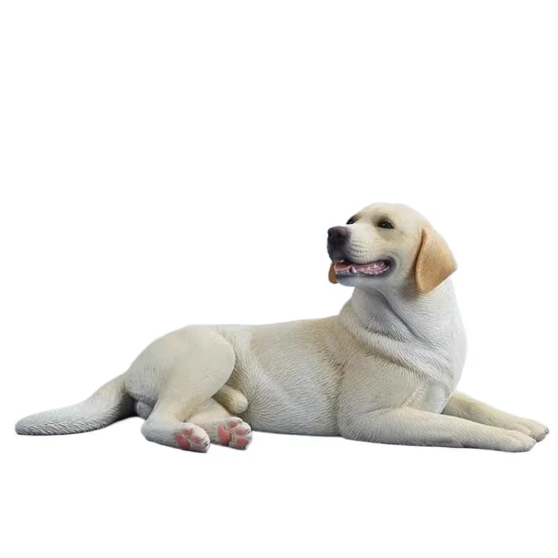 Labrador Dog Model Simulation Animal Car Ornament Car Puppy Peripheral Crafts Doll
