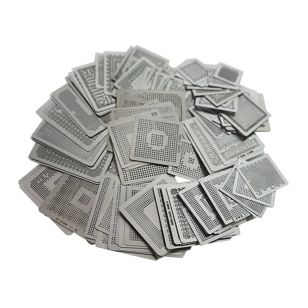 Direct Heat Graphics Card Stencils 144pcs for Video Chips BGA Reballing Kit