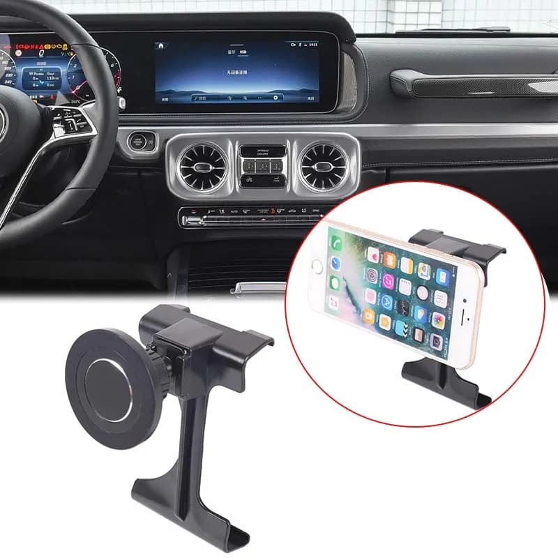 For Mercedes Benz G Class W463 W465 G63 2025 2026 Magnetic Car Phone GPS Mount Smart Sensing Invisible Base Accessories