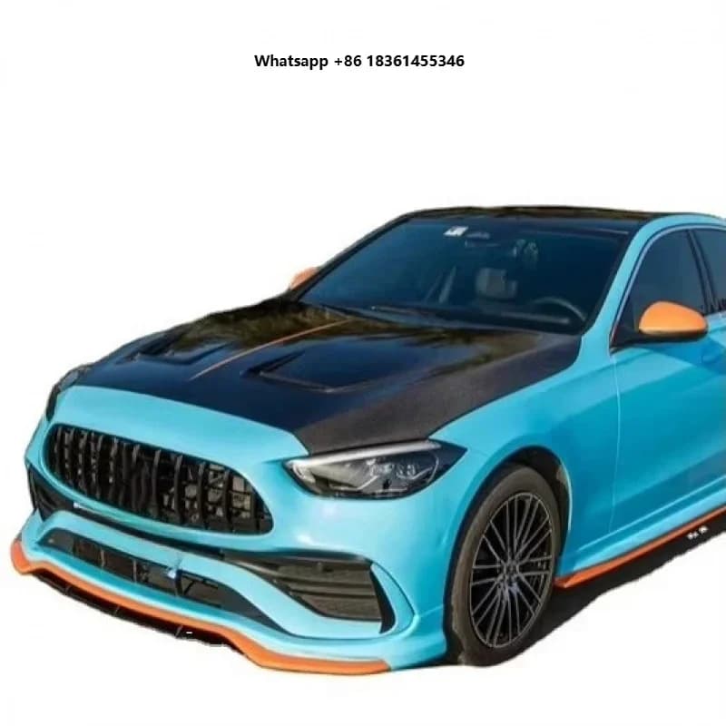 For W206 C180C260 C300 Carbon Fiber Hood W206 Carbon Fiber Hood Auto Parts Hood