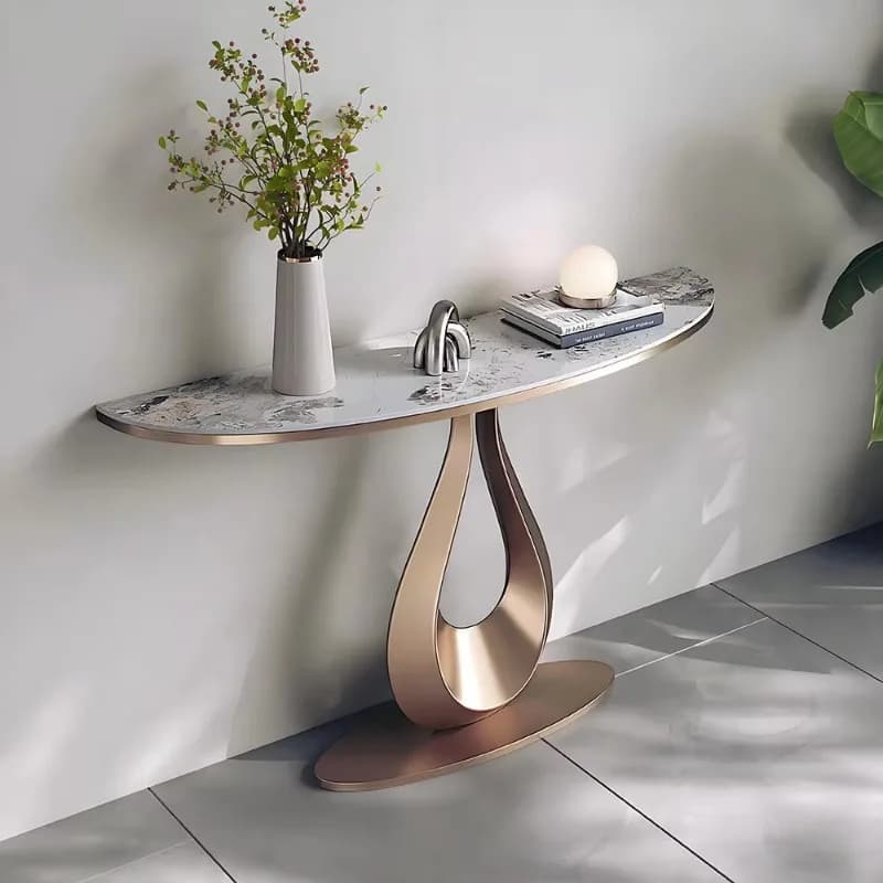 Style Console Tables Metal Midcentry Lobby Modern Simple Console Table Entrance Hallway Consolle Ingresso Living Room Furniture