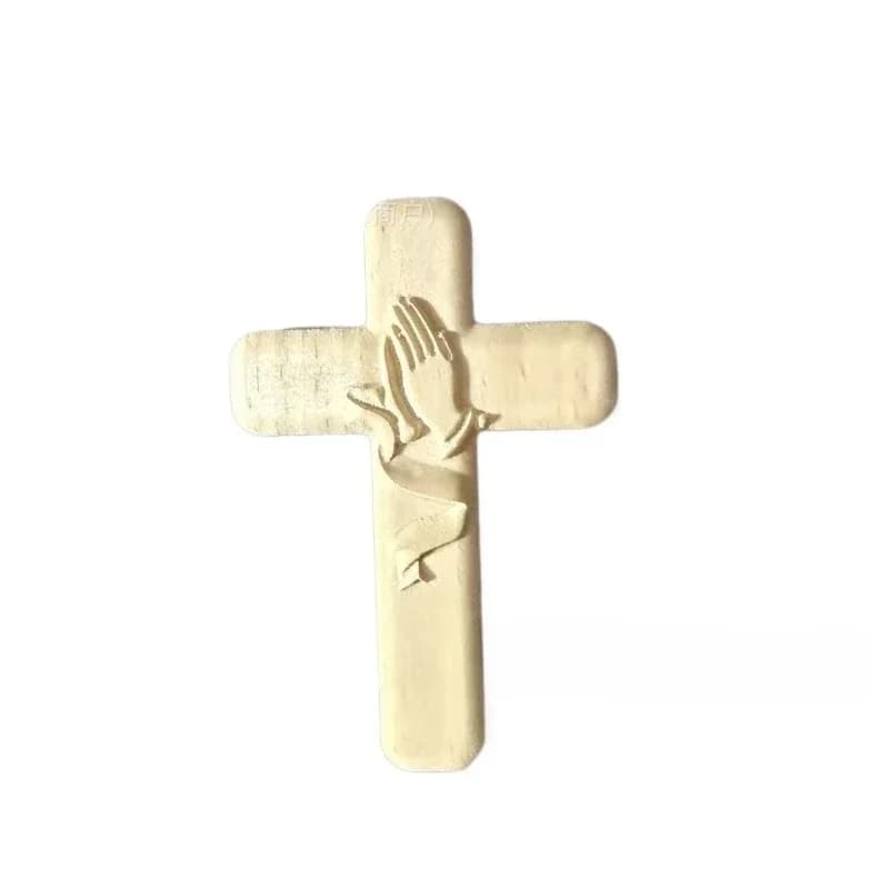 Cross T-shaped wooden crafts simple toy accessories all kinds of wood art