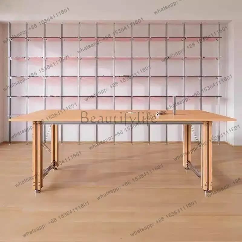 Birch aluminum profile marine board conference rectangular desk workbench negotiation table