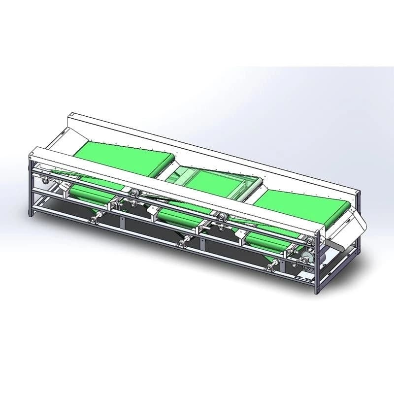 Commercial blueberry screening machine with hole sorting equipment