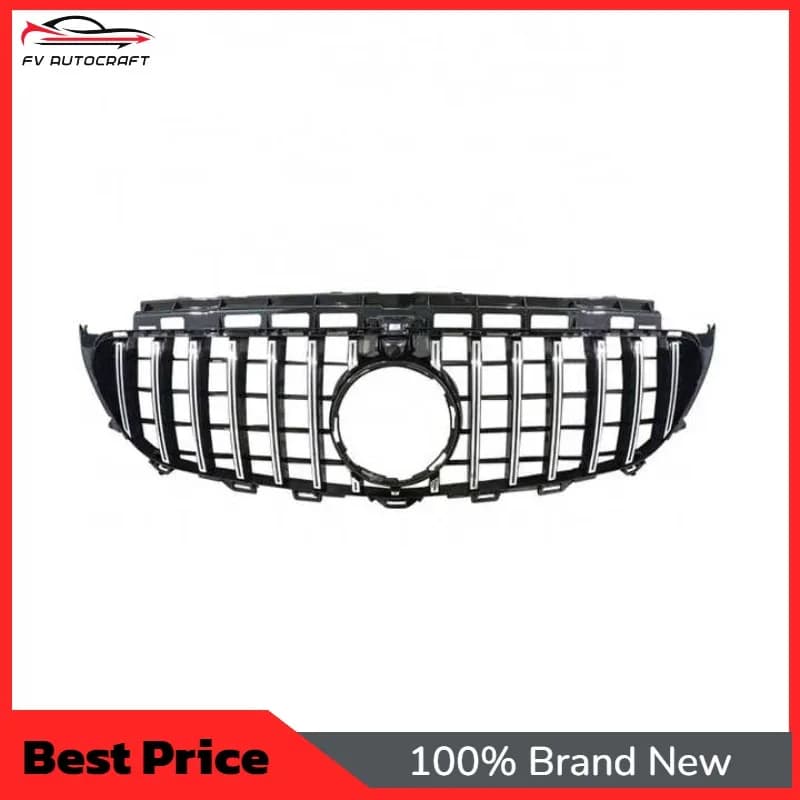【2026】New Factory Price Upgrade For  Mercedes-Benz E-Class GT W213 E200-E350 2016-2020 Silver Front Grille ABS Material