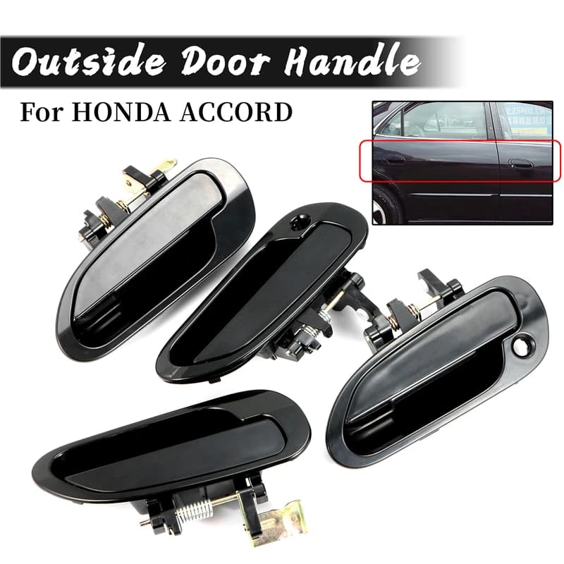1pc for Honda ACCORD Type R CH11998-2002 CF9 CG5 CG1 Black Outside Door Handle Decoration Car External Door Handle Part
