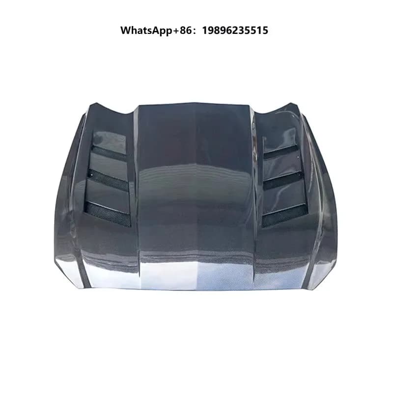 2018-2020 Car Exterior Parts GT350 GT500 AC Style Carbon Fiber Front Cover for Engine Bonnet Hood
