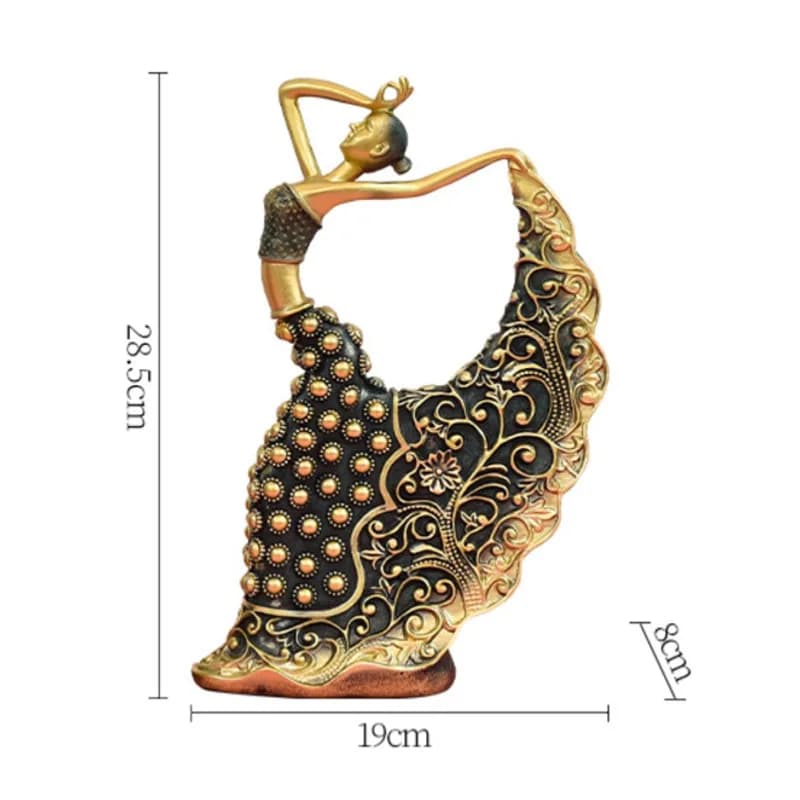 Peacock Dancer Model Luxury Atmosphere Decoration Home Living Room Decoration Resin Abstract Sculpture Art Decoration Statue