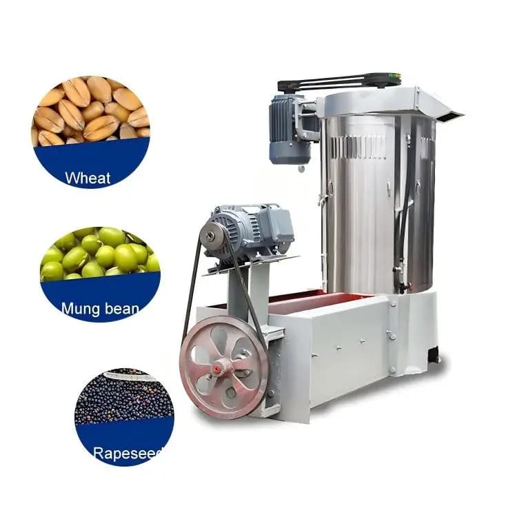 HN QDMECH Large Capacity High Efficiency Wheat Rice Green Beans Flour Grain Impurity Removing Machine Grain Cleaning Machine