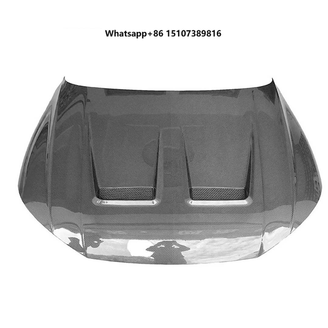 M Style Q5  Dry Carbon Fiber Engine Hood for Q5