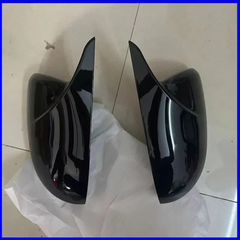 Car Styling For Mazda 3 2009-2012 Rearview Mirror Cover Caps Trim With Horn Decorate Auto Parts Accessories