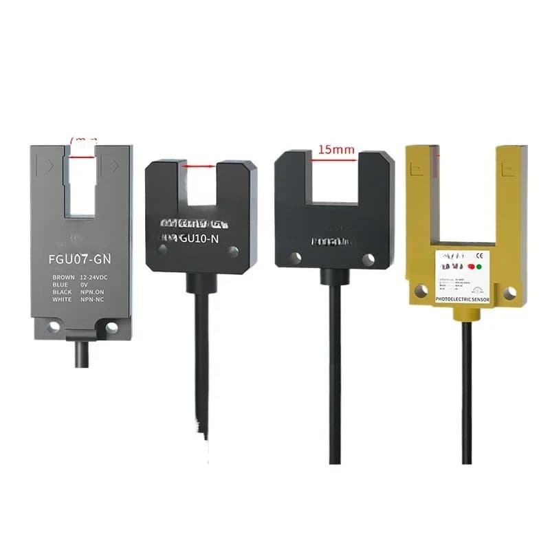 Slot type photoelectric sensor FGU series slot width 7-30mm photoelectric switch U-shaped optical eye