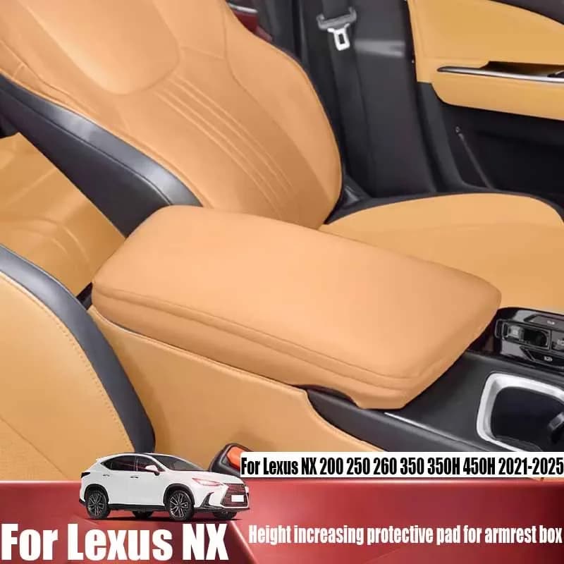 For Lexus NX 200 250 260 350 350H 450H 2021-2025 armrest box height increasing protective pad automotive interior accessories