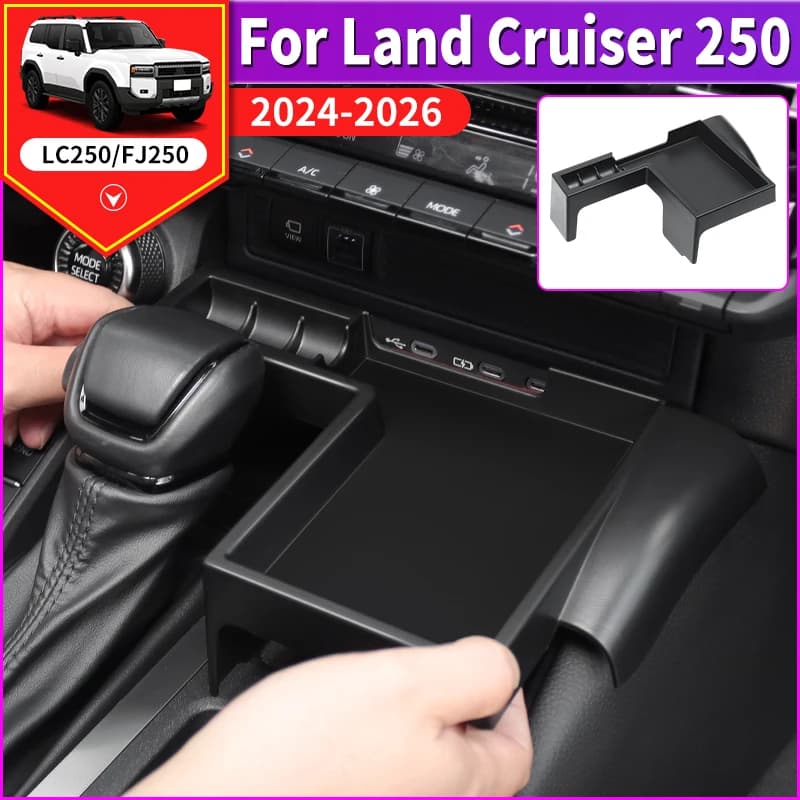 For Toyota LC250 Land Cruiser j250 Prado 250 Series  2024 2025 Central Control Storage Box Plastic Interior Upgraded Accessories