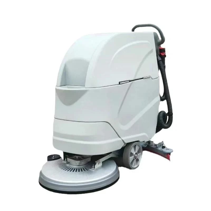 Shopping mall cleaning and polishing brush floor suction hine