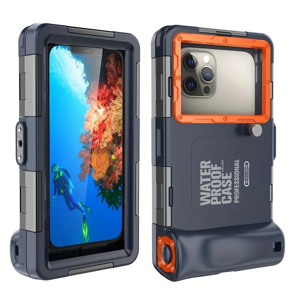 Waterproof Phone Case Holsters & 15m Diving 50ft Swimming Premium Protective Housing & Lanyard For iPhone for Samsung 6.8" Phone