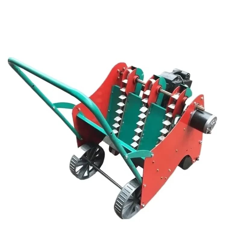 New Design Mini Manual Garlic Planter/3 Rows Push-Type Garlic Sowing Machine