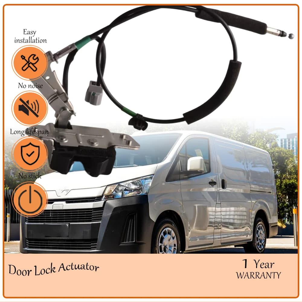 Precision-Crafted Boot Lock Actuator, Fit for Toyota Hiace Van 2019-2023, With Control Cable, oem 69350-26170,6935026170,