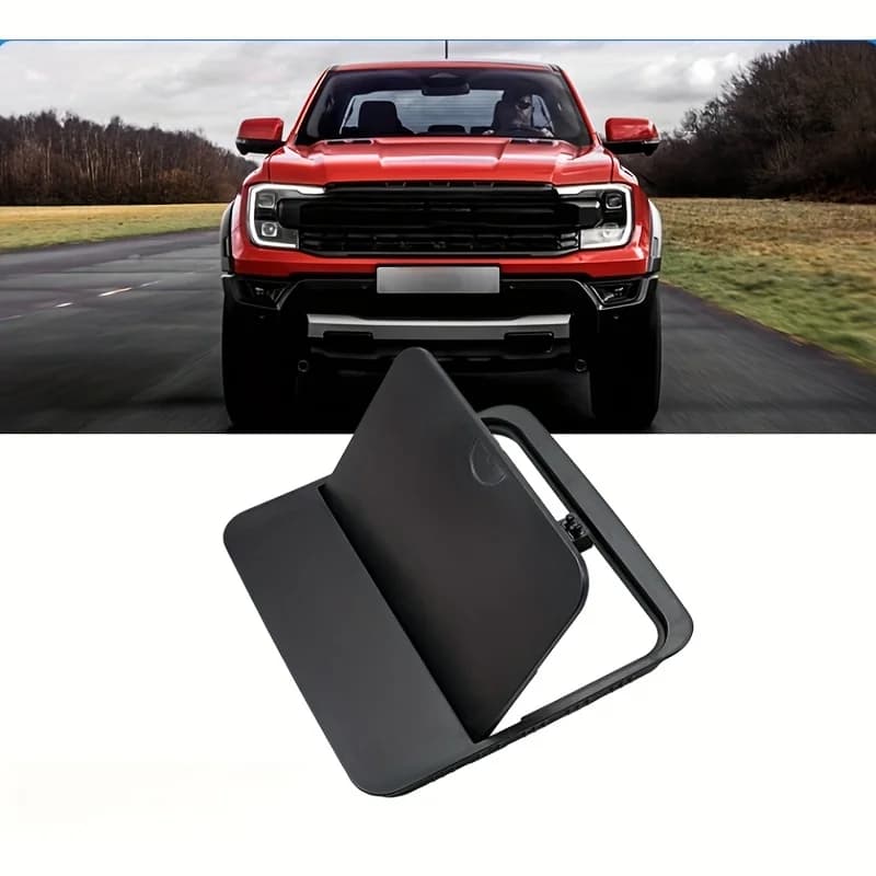1PC Multi-Functional Lockable Storage Center Console For Ford Ranger 2023 2025 Easy Install Truck Hidden Organizer Black