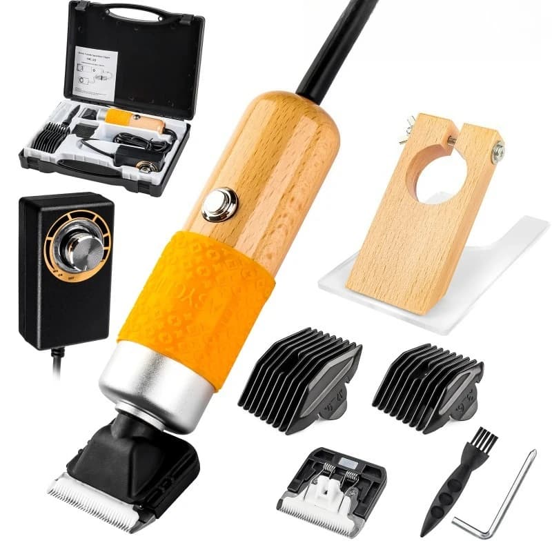 Low Noise Electric Carpet Trimmer Tufting Clipper,200W High Power,Professional Home Pet Hair Clipper Set,DIY Trimming Tools