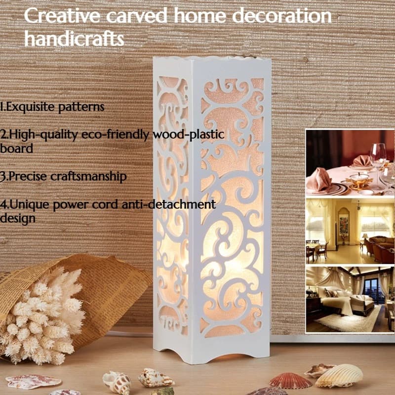 Simplicity Creative Carved Decorative Items for Home Decoration in Living Room Bedroom High-end Atmosphere Luminous Effect