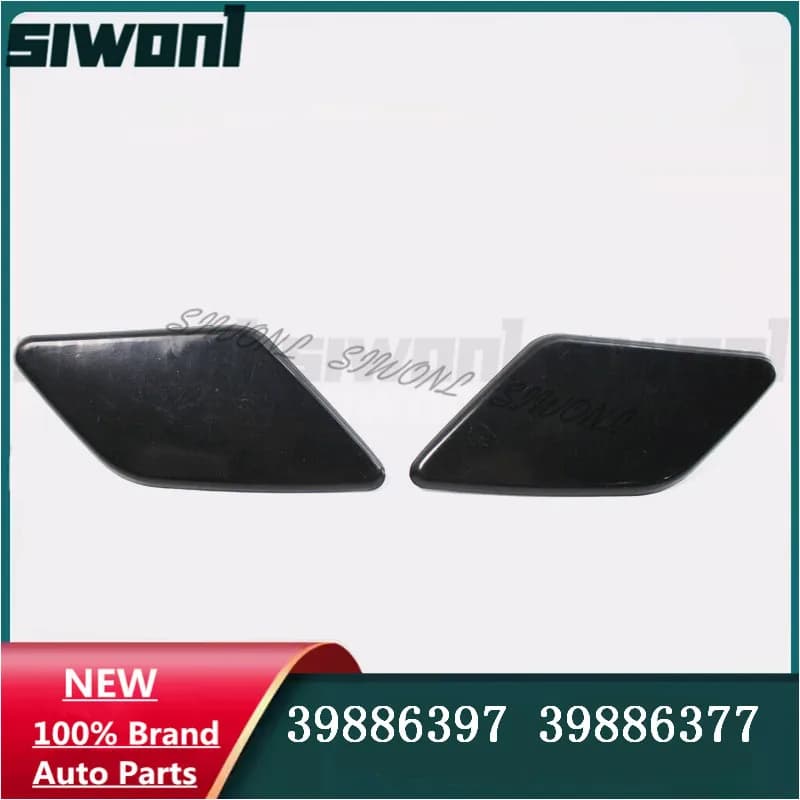 Front Left & Right Side Bumper Headlight Washer Nozzle Cover Random Color For Volvo S40 V50 2008-2012 39886397 39886377
