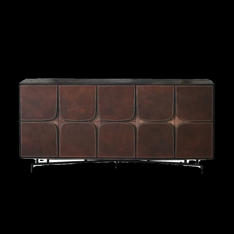LTT French solid wood dining side cabinet Italian retro bedroom TV cabinet living room locker against the wall