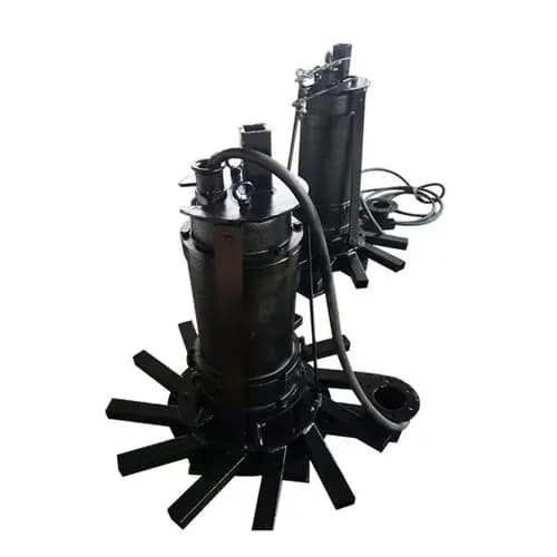 Aquaculture Machine SS304 QXB Submersible Aerator with Motor & Pump for Fish Farm High Oxygen Capacity