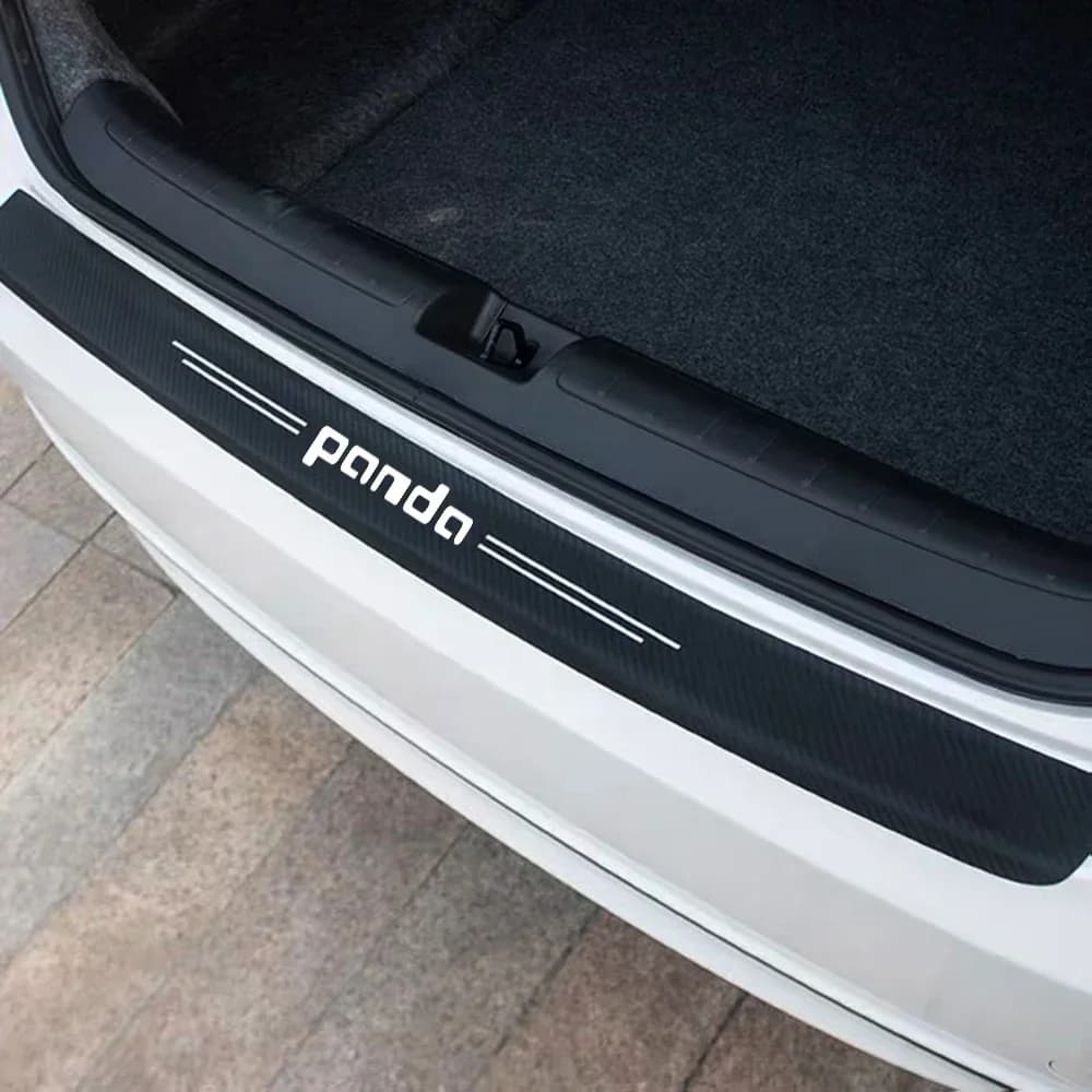 Car Threshold Strip Carbon Fiber Film Auto Door Sill Protective Sticker Waterproof Scratch resistant Protect Film For FIAT PANDA