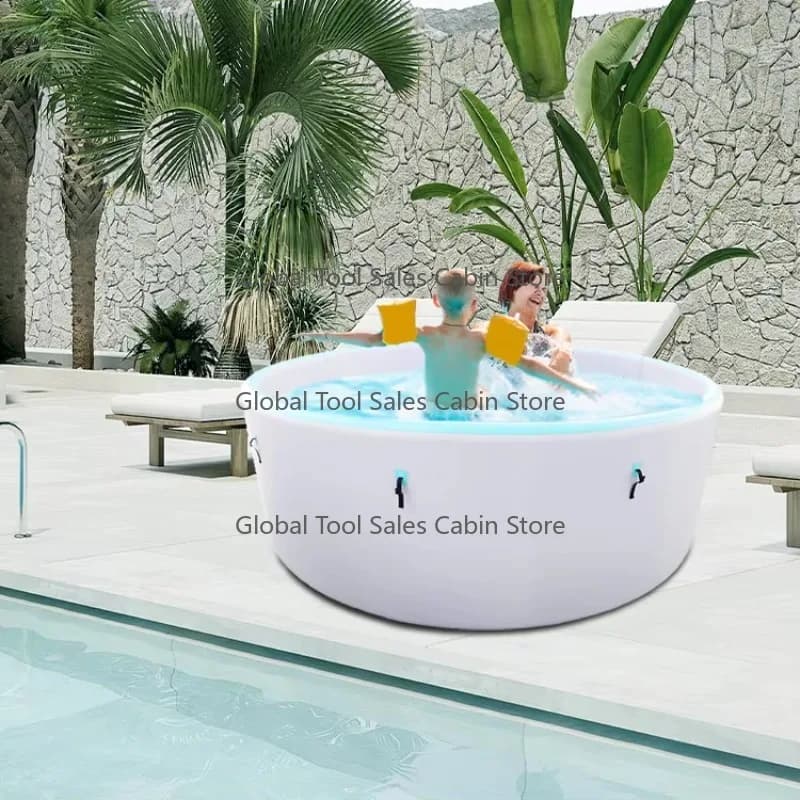 6-8 Person Drop Stitch Custom Size Inflatable Swimming Pool Systems OEM Manufacturing for Specific Applications