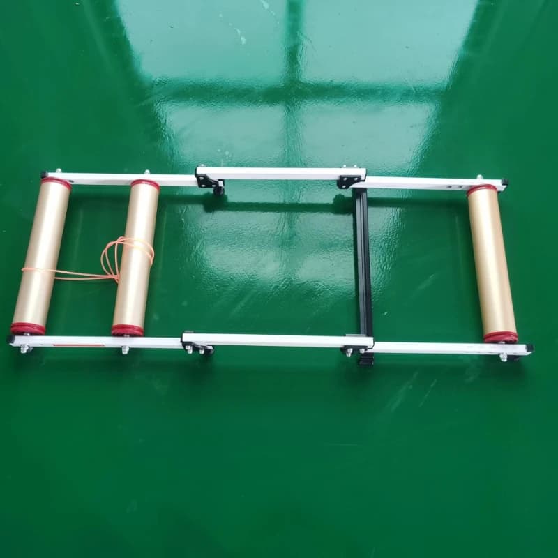 Bicycle telescopic training rack folding roller mountain bike riding table home indoor training