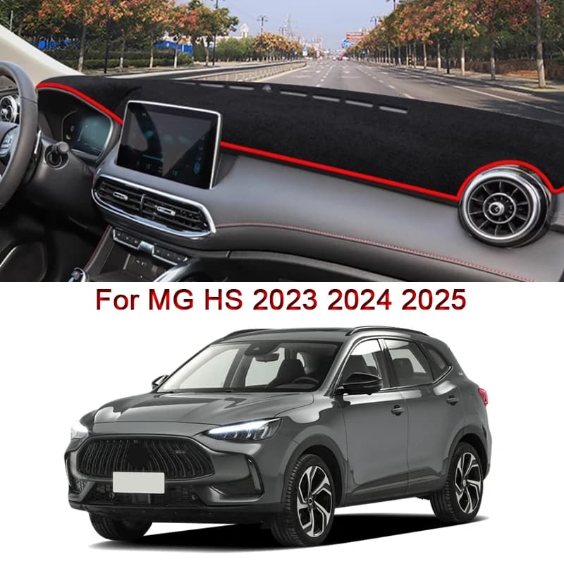 Car Styling Fit For MG HS 2023 2024 2025 Car Dashboard Mat Protective Interior Anti-Pad Shade Cushion Cover Auto Accessories